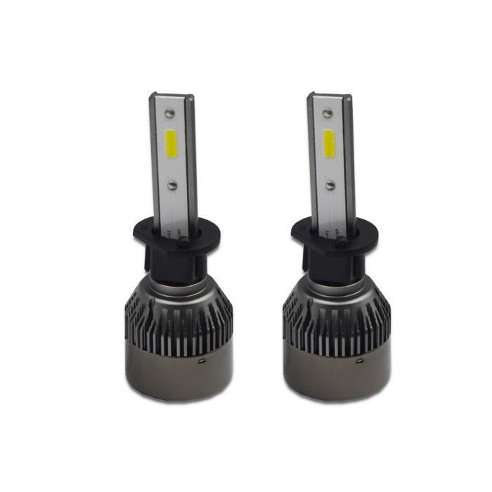 Set 2 becuri LED auto R6, 50W, 6000k &ndash; Slot H1, 48LED