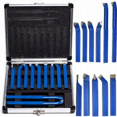 Set cutite strung instrument dalti strunjire 20x20 11piese cu valiza (S10885)