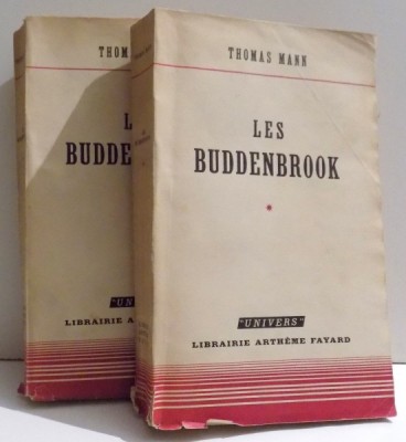 LES BUDDENBROOK , VOL. I-II par THOMAS MANN , 1950 foto