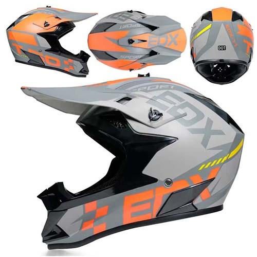 Casca Moto Atv Cross Enduro Downhill - EDX - M - L - XL