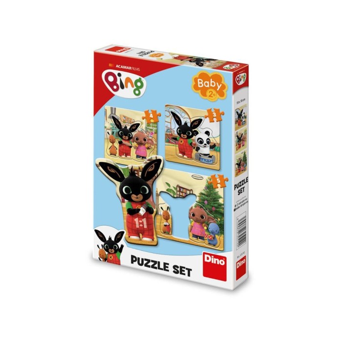 Puzzle 3 in 1, Bing si prietenii &ndash; DINO TOYS