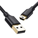 Cablu Date si Incarcare USB-A - miniUSB UGREEN US132, 3m, Negru