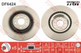Disc frana FIAT 500L (199) (2012 - 2016) TRW DF6424