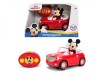 Jada Masinuta RC Mickey Mouse Roadster 19cm, Telecomanda 2.4GHz, Jucarie Baieti 3 Ani+