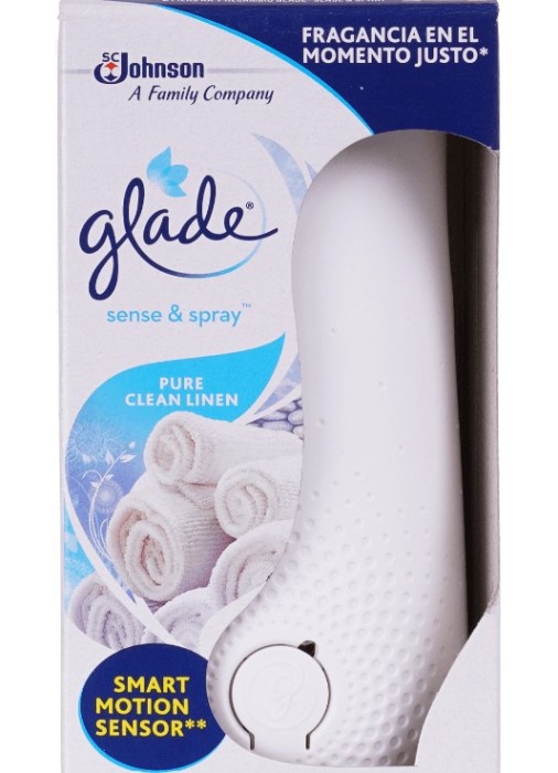 Odorizant camera 18 ml Glade Sense &amp; Spray Clean Linen