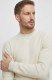 Cumpara ieftin BOSS pulover bărbați, culoarea bej 50506048