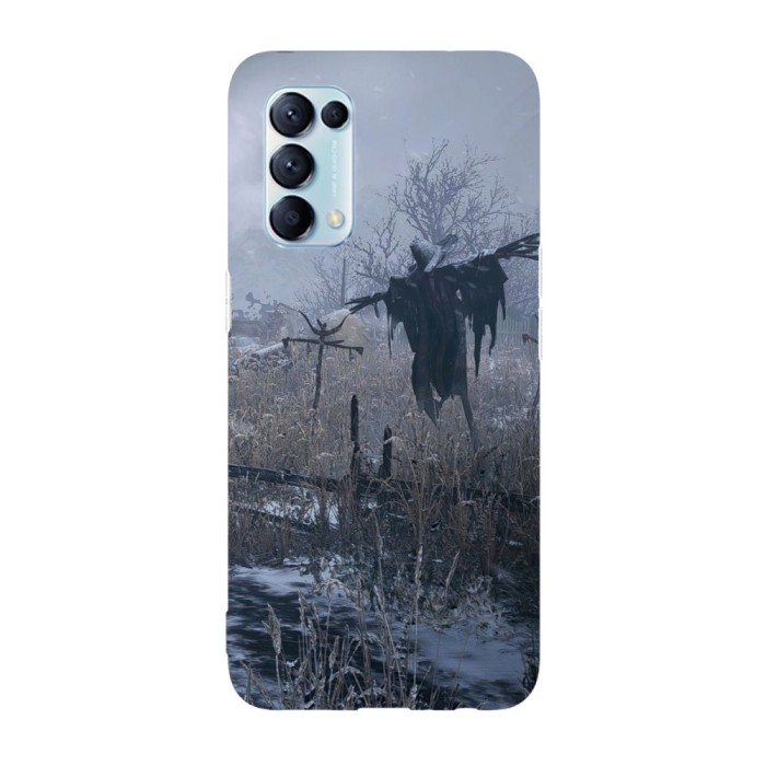 Husa compatibila cu Oppo Find X5 Pro, Viceversa, model Scarecrow Resident Evil 8, Silicon, TPU