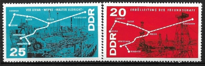 B2692 - Germania DDR 1966 - Industria chimica 2v.neuzat,perfecta stare