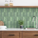 vidaXL Plăci dreptunghiulare 20 pcs Verde &icirc;nchis 29 x 23 x 0,08 cm 42021252