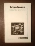 B. Fundoianu - Conștiința nefericită