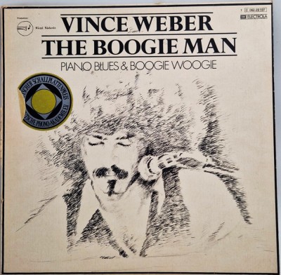Vince Weber &amp;lrm;&amp;ndash; The Boogie Man VG+ / VG EMI Germania 1980 blues foto