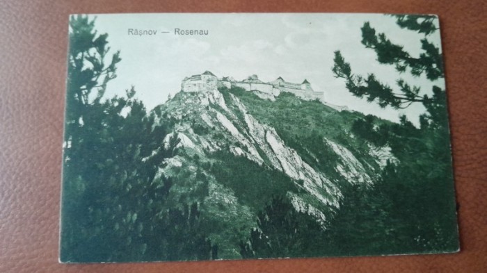 Carte postala Rasnov cetate, perioada interbelica