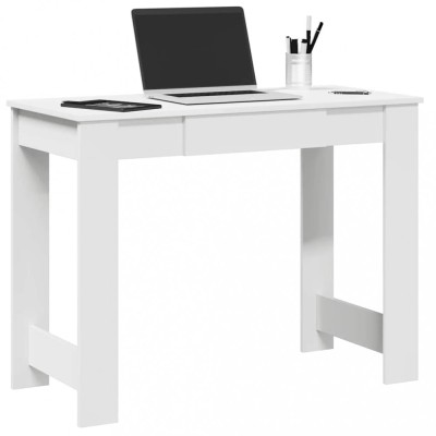 vidaXL Birou, alb, 100x45x75 cm, PAL 860427 foto