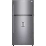 Frigider cu doua usi LG GTF916PZPED, 592 l, No Frost, Clasa E, Compresor Inverter, WiFi, DoorCooling+, Mirror Touch Display, Dozator apa, H 184 cm, Ar