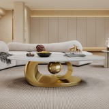 Cumpara ieftin Masuta Cafea Soren 130x70x42cm Gold