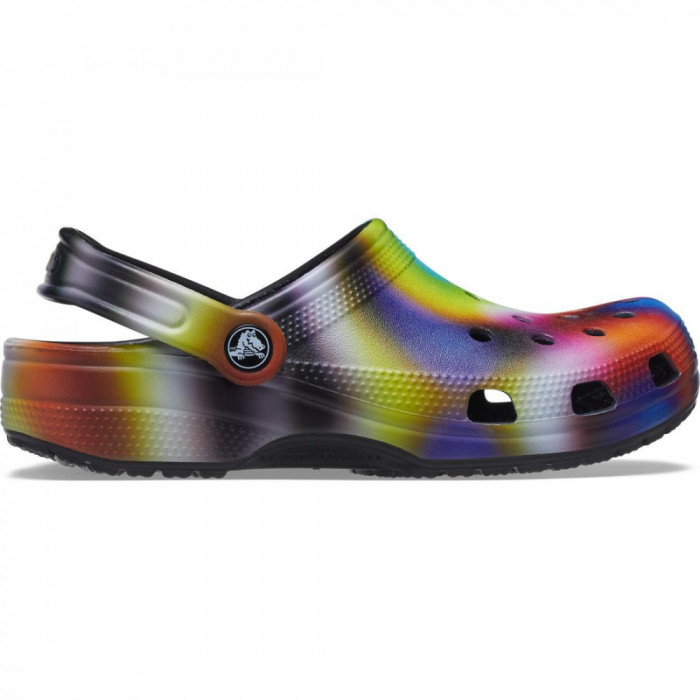 Saboti Classic Crocs Solarized Clog Negru - Black/Multi