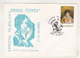 Bnk fil Plic ocazional Expofil Omagiu femeii Ploiesti 1985, Romania de la 1950