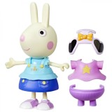 PEPPA PIG SET FIGURINA SI ACCESORII VESTIMENTARE IEPURASUL REBECCA 15CM