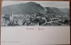 Carte postala, Brasov vedere generala, inceput de secol XX