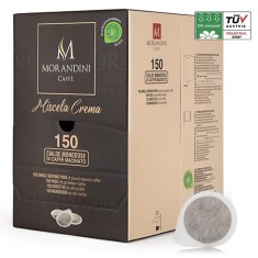 Cafea monodoze, cialde Morandini Caffe Miscela Crema,100% Arabica,150 buc, diametru 44 mm