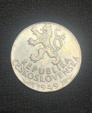 Moneda Cehoslovacia argint 100 coroane 1949, Europa