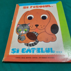 ȘI PISOIUL, ȘI CĂȚELUL / V. BERESTOV/ 1983/ CARTE POP-UP