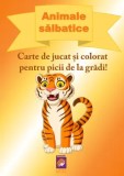 Animale salbatice. Carte de jucat si colorat pentru picii de la gradi!/Delia Tautan, Lizuka Educativ