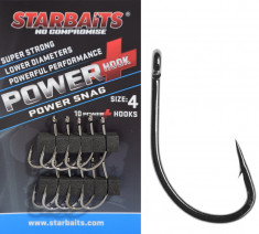 Hook Starbaits Power Snag (10buc) - Marime: 6 foto