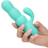 Calexotics-Del Mar Diva Vibrator Rabbit Aqua Green by California
