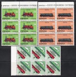 Spania 1982 - Congresul Internațional al Căilor Ferate, Malaga, bloc de 6, MNH, Nestampilat
