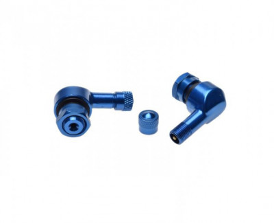 Set 2 valve demontabile roata moto, culoare albastru Cod Produs: MX_NEW ASOT418E foto