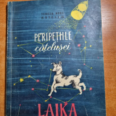 carte pentru copii - peripetiile catelusei LAIKA - din anul 1962