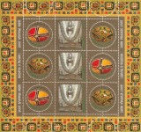 ROMANIA 2007 LP 1757 a SFINTELE PASTI MINICOALA MNH NESTAMPILATA