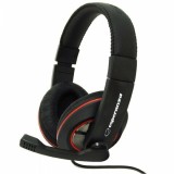 Casti stereo cu microfon Esperanza SONATA EH118 Negru