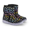 Ghete Fete Bibi Urban Boots Hearts cu Blanita 36 EU, Negru, BIBI Shoes