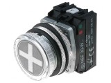 Indicator Poziție 30mm IP65 Roșu/Verde 24-230V AC/DC