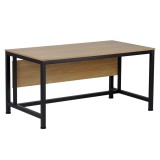 Cumpara ieftin Birou metal negru mdf laminat stejar Kilis 120x80x72 cm