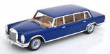Macheta Mercedes Benz 600 LWB W100 Pullman 1969 albastru- MCG 1/18, 1:18