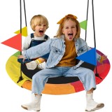 Leagan tip cuib de barza 110 cm pentru gradina, Kruzzel