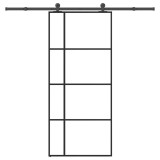 Cumpara ieftin Usa glisanta cu set feronerie, 90x205 cm, sticla ESG/aluminiu
