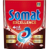 Detergent pentru masina de spalat vase Somat Exellence 4 in 1, 30 spalari