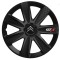 Set 4 capace Roti Gtx Carbon Negru R15, Compatibil Cu Citroen