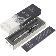 Pix Parker Jotter special edition - BK, negru, breloc inclus din piele ecologica si metal foto