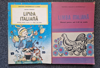 LIMBA ITALIANA MANUAL ANUL I + ANII II-III DE STUDIU - Haritina Gherman foto