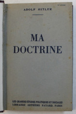 MA DOCTRINE par ADOLF HITLER , 1942 foto