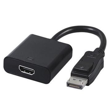 Adaptor DP-HDMI t-m unidirectional 1.1a 20cm 4k 30Hz Spacer negru foto