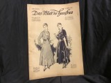 Revista limba germana - Das Blatt der Hausfrau ( Foaia Gospodinei ) din 17 octombrie 1915 / 18 pagini !