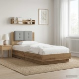 Cumpara ieftin Cadru de Pat cu Tablie Stejar artizanal 80 x 200 cm