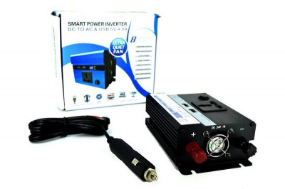 Invertor Convertor Premium 300W 24V-220V foto