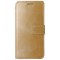 Husa tip carte cu stand Molan Cano Issue aurie pentru Apple iPhone 12 Mini